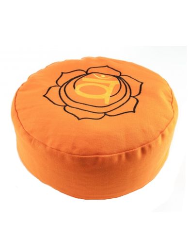 Meditationskissen Sakral Chakra orange