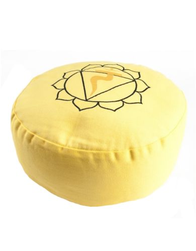 Meditationskissen Solarplexus Chakra gelb